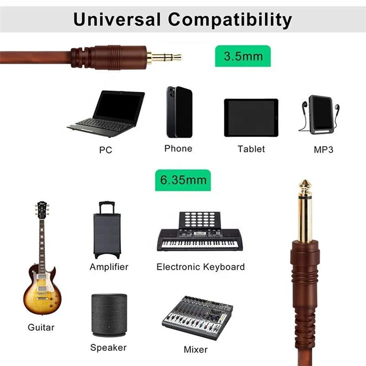 6.35mm To 3.5mm Cable price 6.35mm To 3.5mm Cable price