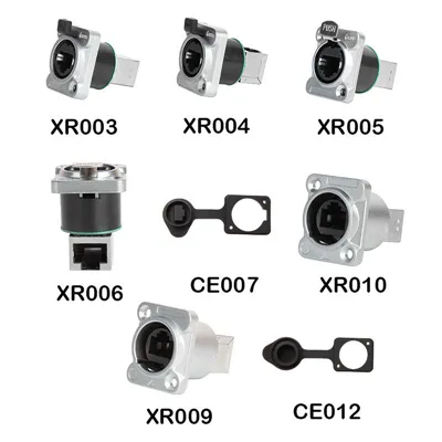 Waterproof RJ45 Panel Mount